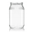 6x 900ml Słoik szklany słoiki szklane z wzorem miodowym na miód bez zakrętki